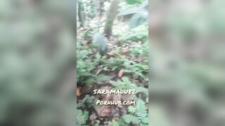 LONG BUTT FIANCE Doggy inside JUNGLE Risky OUTSIDE