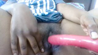 Slutty Nympho Drippin Juices on Dildo