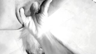 MY KITTY SUSPENDED & BANGED! ROUGH - Bound up Kitten Cumming so many Times! Home-made Shibari