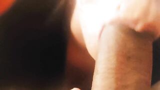 Hispanic Blows the Nut out my big black dick and doesn't Stop