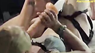 Creampie inside my Face while Suck my Foot and Vibrator, LCoF 7/10 Feetcouple69 Facial Couple