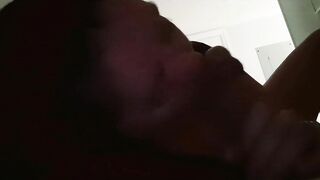 Sneaking inside to Gives a Blow Job to Hubby's best Friend on Vacation