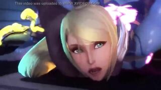 Samus Aran Creampied by Alien