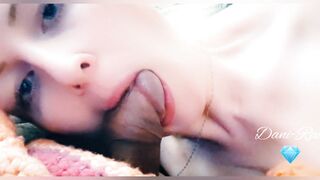 HOT Masterbating mom Edges boyfriend with Tip Licking and Dick Hole Tongue Fucking