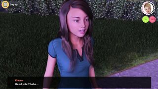Dating my Step-Daughter # 67 Падчерица трётся киской об мой член