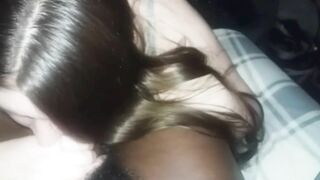Ooooooohgodent Star Succulent Samantha Blows a Ebony Penis