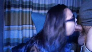 HUGE TIT HISPANIC BLOWS HUGE PENIS WITH a FACIAL CREAMPIE CUM FOLLOW ME