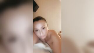 Good Dark Hair mom Loves getting her Twat Licked from behind
