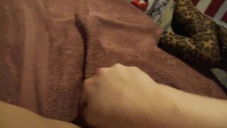 NEW-Close up of Glass Sex Toy being Shoved in my Soak Cunt W/ Newest Babe Boots On!
