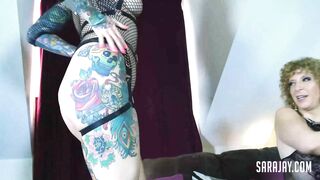 Coochie Dirty Milf Sara Jay Fucks Tattooed Hot Ava Austen!
