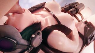 【MMD R-18 year old SEX DANCE】DEEP THROAT ROUGH SEX EXTREME FELLATIO いたずらな口 [MMD]