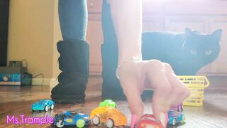 Small Dildo Vehicle Giantess Trample W/ Uggs, Heels, Adidas Superstars & Barefoot Toes Performance Film