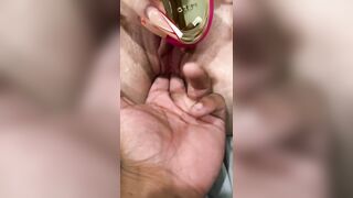 Bf Satisfies my Vagina while I use my Vibrator