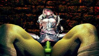 Female Knight × Goblin Traning Days "fixed"