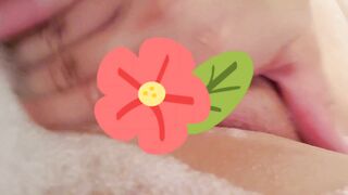 Cum Rub my Clitoris inside the Bathtub