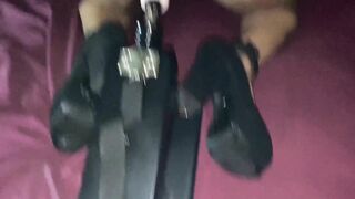 He Liking Watching me got Banged! Watching me Cum all over this Long Penis Smoking at the same Time