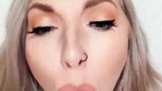 Blowing on my 9inch Vibrator