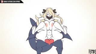 Cynthia and her Hidden Training - Animation