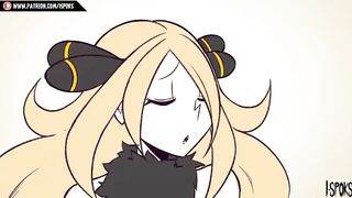 Cynthia and her Hidden Training - Animation