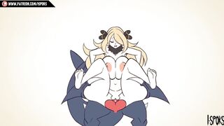 Cynthia and her Hidden Training - Animation