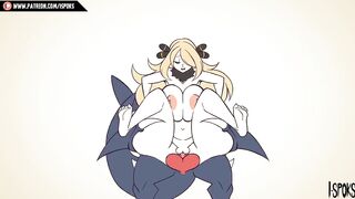 Cynthia and her Hidden Training - Animation