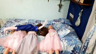 Disney princesses sex party! // Part two- Fucking with blue dress