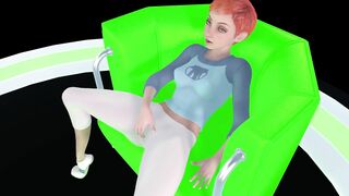 Gwen Tennyson from Ben 10 Rubbing her Clitoris