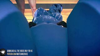 [OVERWATCH] Widowmaker Gangbanged inside the Sauna 3D Anime
