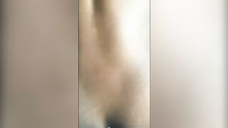 Rides on a big black cock until her Vagina Squirts