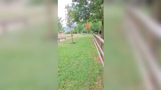 Very Risky inside Outdoors with a Real Stranger (DIALOGUES/POV). I Measure his Penis then I make him Cum