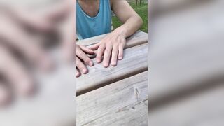 Very Risky inside Outdoors with a Real Stranger (DIALOGUES/POV). I Measure his Penis then I make him Cum