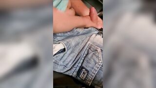 Very Risky inside Outdoors with a Real Stranger (DIALOGUES/POV). I Measure his Penis then I make him Cum