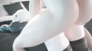 【MMD R-teen SEX DANCE】PRECIOUS WHITE BOOTY EXTREME ANAL SEX 金持ちのお尻 [MMD]