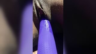 First Time Having Fun with Dildo! Cum and watch