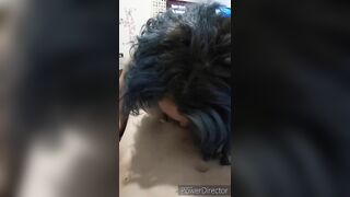 BBW Female Domination Teases slave with Stunning BLOWJOB Talent
