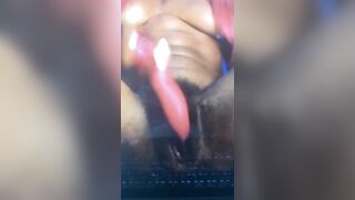 Pink Hair Black Squirts!! Skank Animated Bimbo Black Squirts