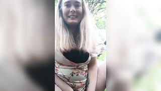 Squirting outdoor