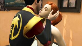 Emma Fucks her Girlfriend right at the Dinner Table | the Sims four Sex Mod