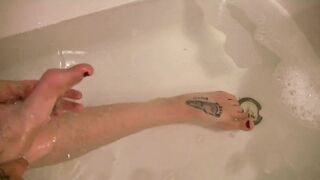Washing my Toes