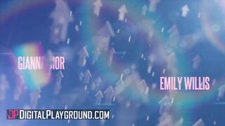 DigitalPlayground - Married Lovers Halle Hayes & Tiny Hands have an Super Time with Aila Donovan