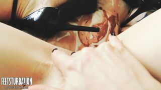 High Heels and Toes Bdsm Lead to pov Masturbation