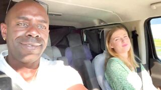 Anal behind the clip Lucy Heart and big black cock Joss Lescaf