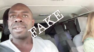 Anal behind the clip Lucy Heart and big black cock Joss Lescaf