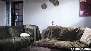 Slutty gf Jenna flirts with her faithful bf's brother into