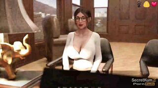 The Office Ep. five - Office Bimbo Showing Off the new Intern