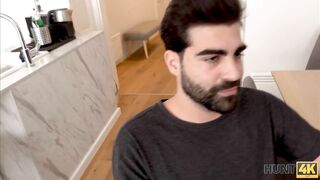 HUNT4K. Bro Counts Cash while best Friend is Fucking his new Gf