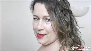 AGEDLOVE Older Lady Rachel Receiving 2 Handy Dicks of Marc Kaye and Cheffie Shot