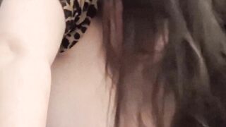 BBW Long Hooters November Bouncing her Titted with Farting end