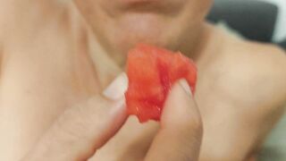 Eating Melon and Pissing a Lot PISS DIARY#9