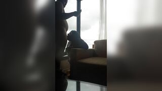 Lusty Birthday Booty Nailed with beauty Black mom Young Stud goes Deep into Anal must See n Press like